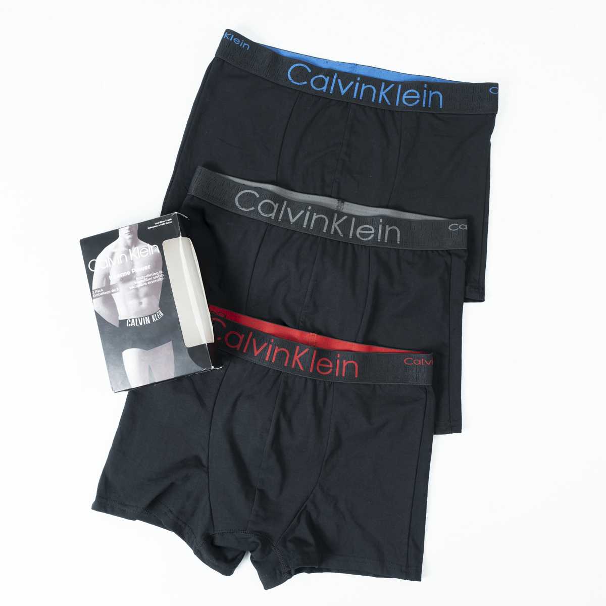 CALVIN KLEIN 4K باكيت ٣ قطع بوكسر