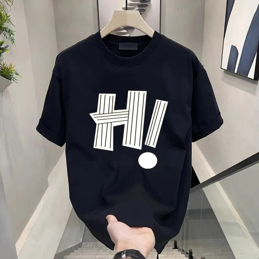 أوفر سايز HI تيشرت